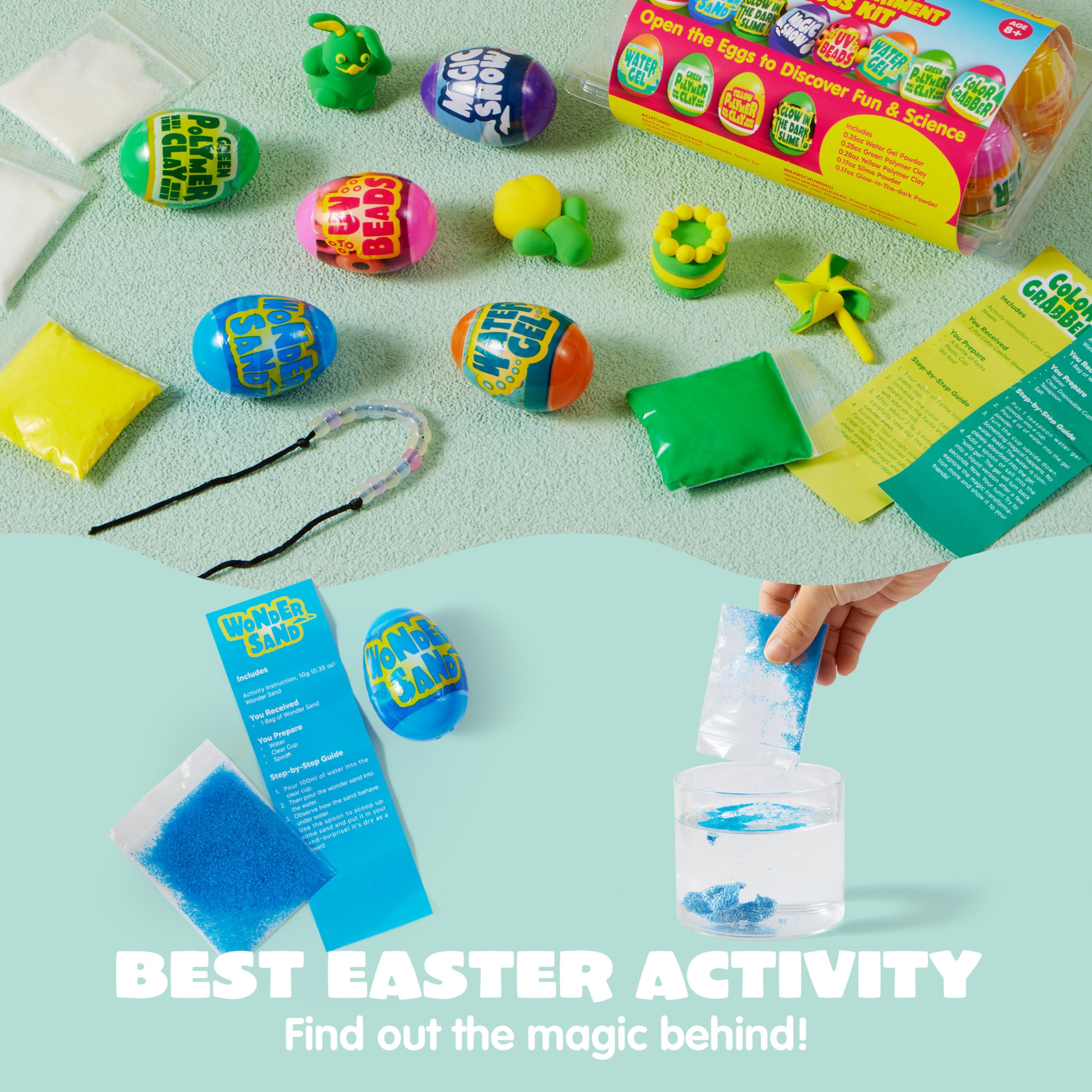 STEM activity eggs by JOYIN for kids image
