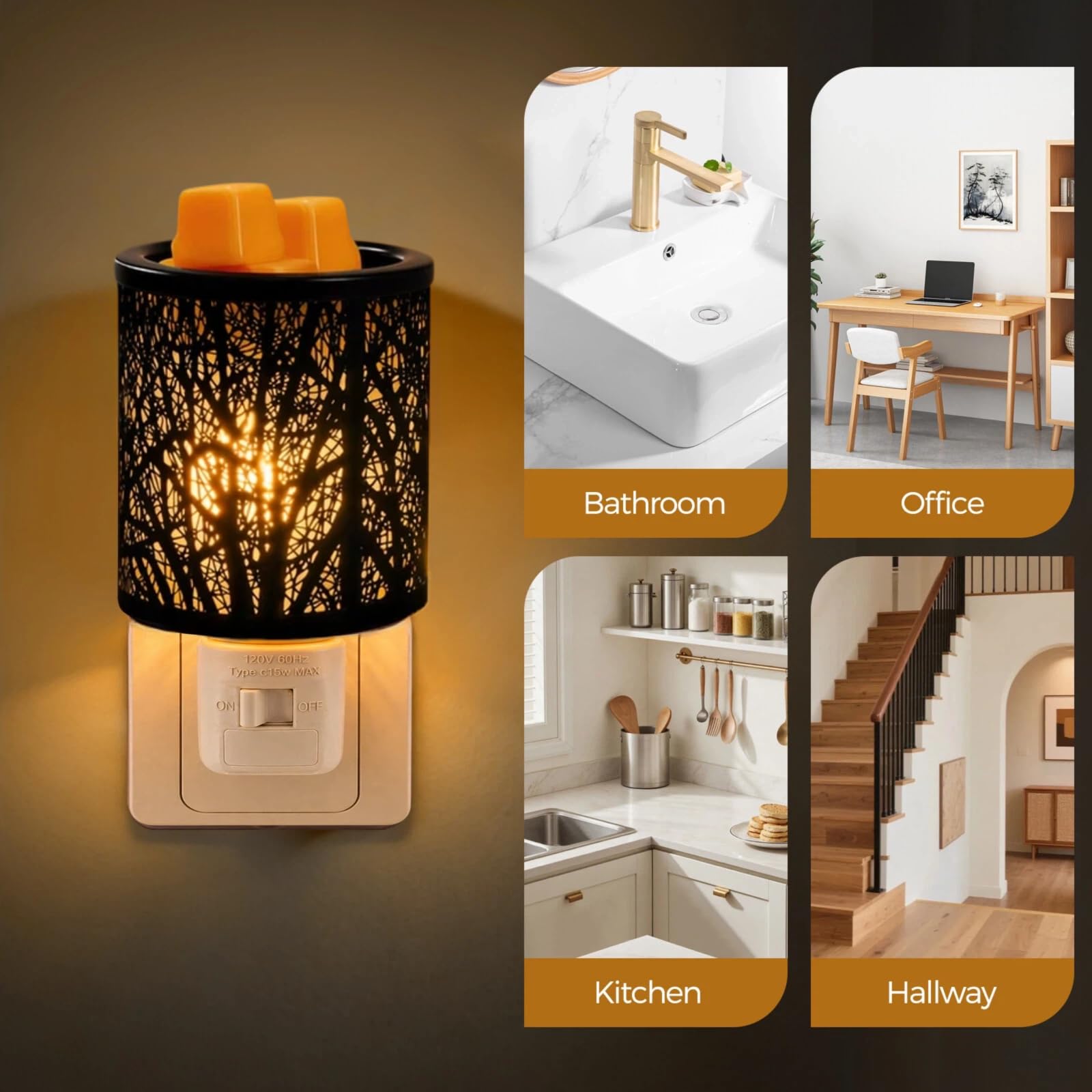 Gift-ready JOYOLO wax warmer tree design