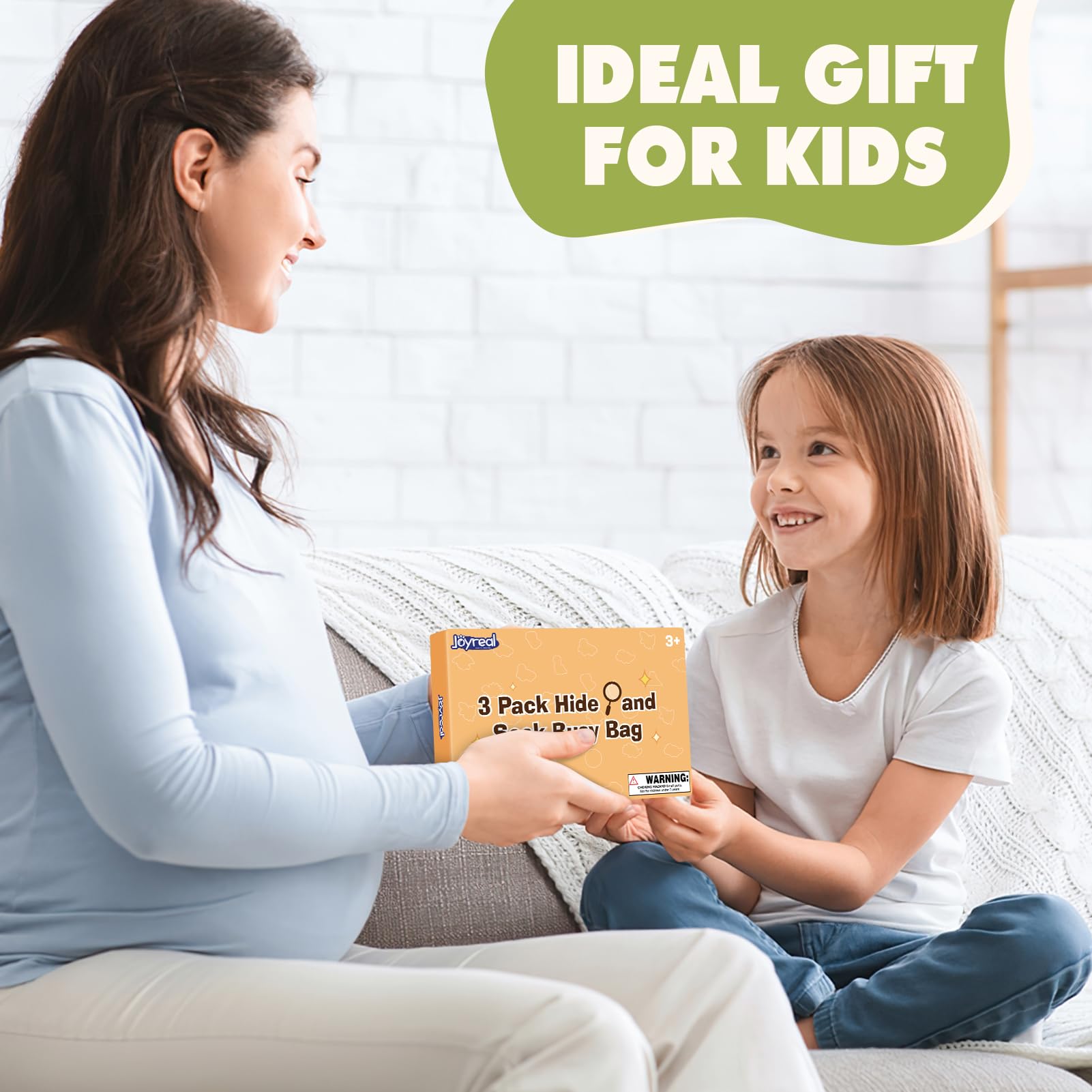 Gift ready Joyreal hide and seek busy bag packaging
