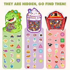 Three characters hide and seek with 20 objects each Joyreal