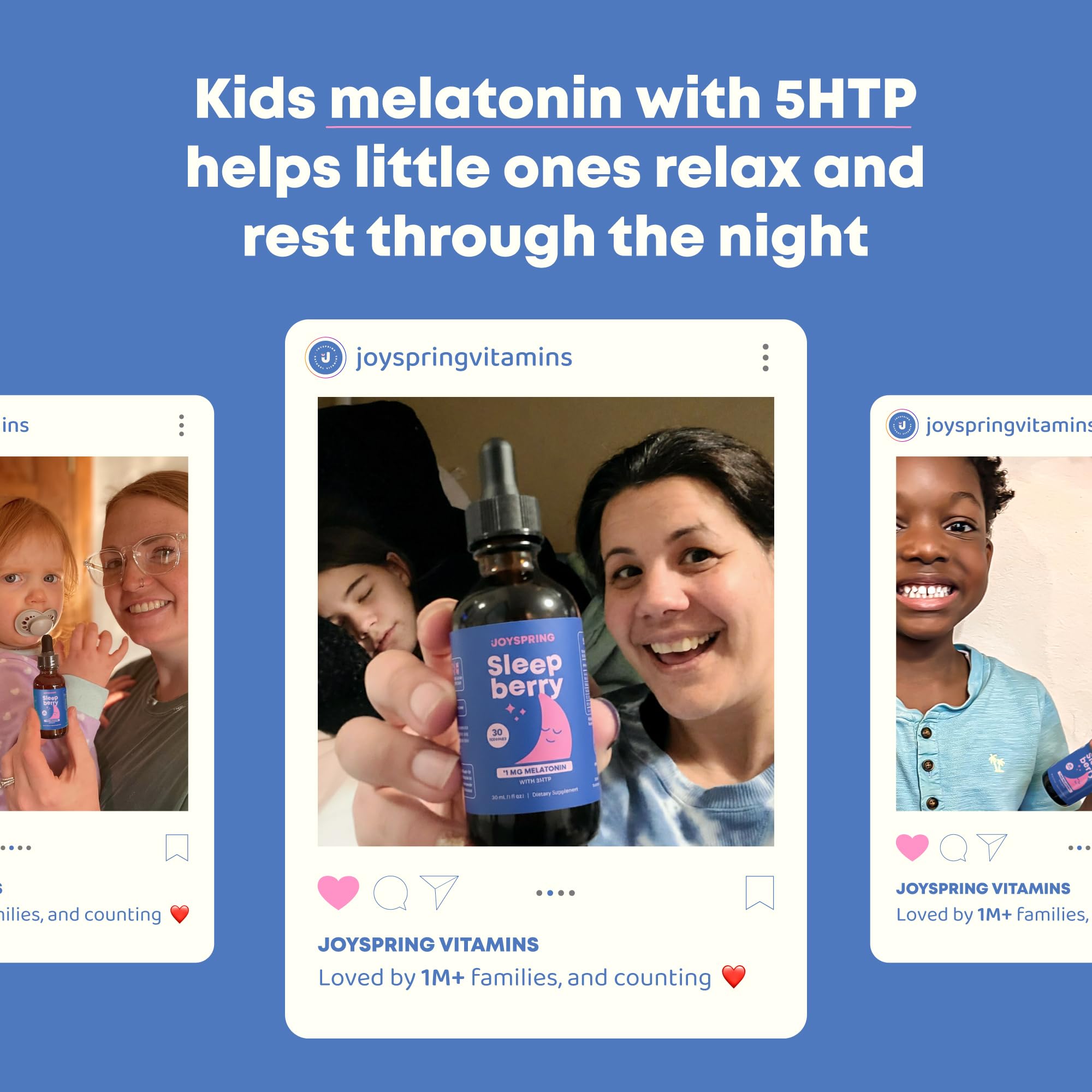 JoySpring SleepBerry melatonin drops packaging