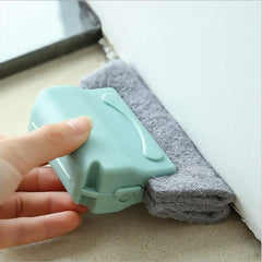 Joyzan 2 in 1 dustpan brush with scraper