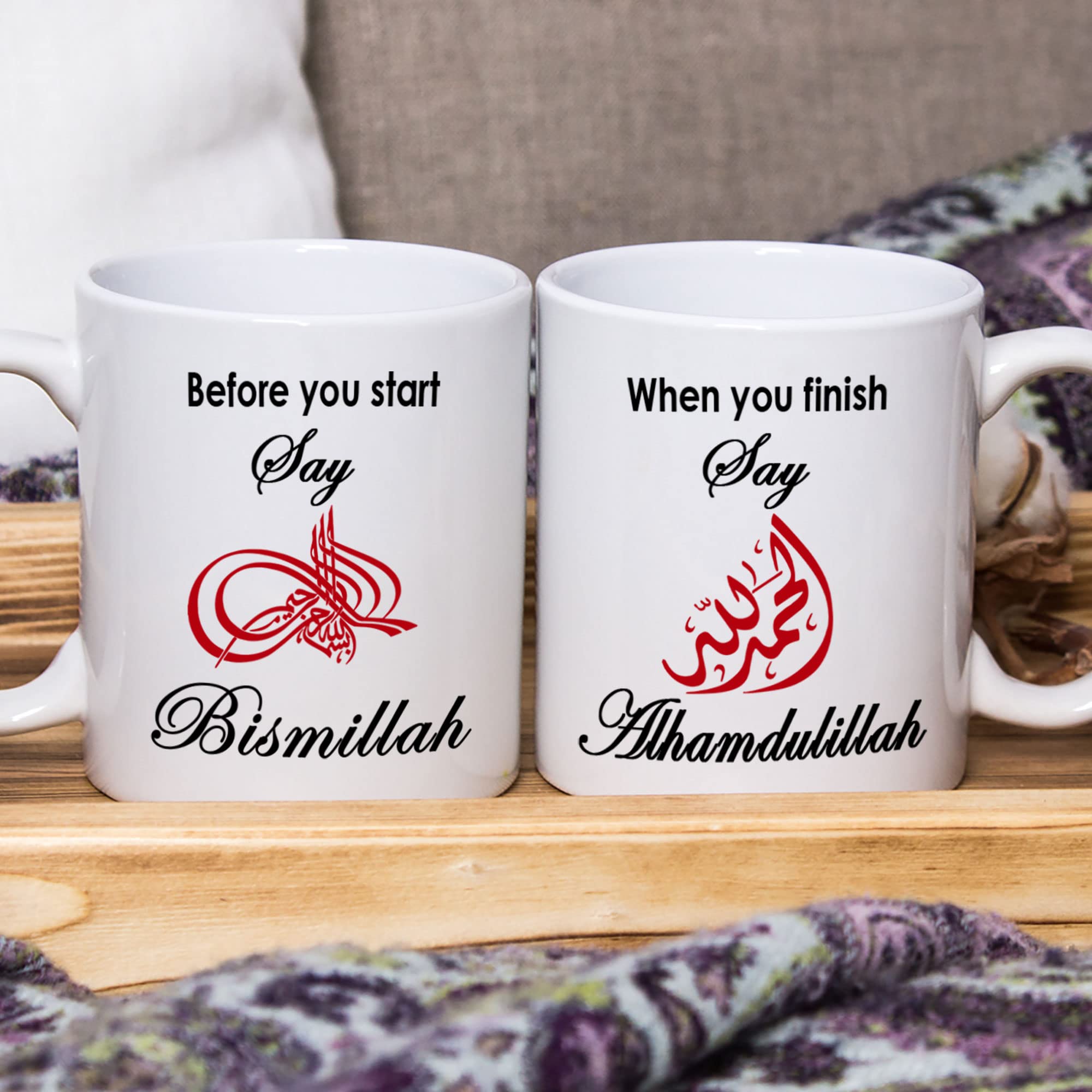 Islamic gift mug JR Decal ideal Eid gift for Her and Him