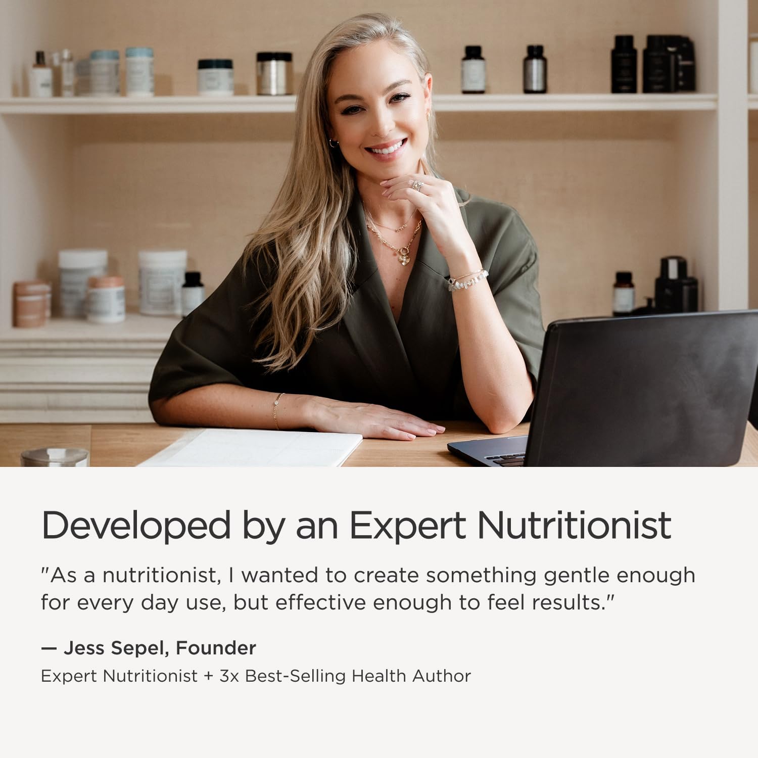 Bloat relief for women after meals JSHealth product label