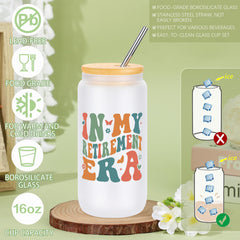 In my retirement ear glass bottle JTENGTOP set