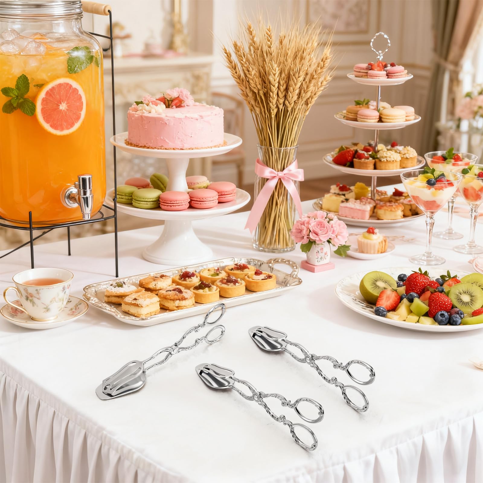 Dessert serving tongs for weddings tea party