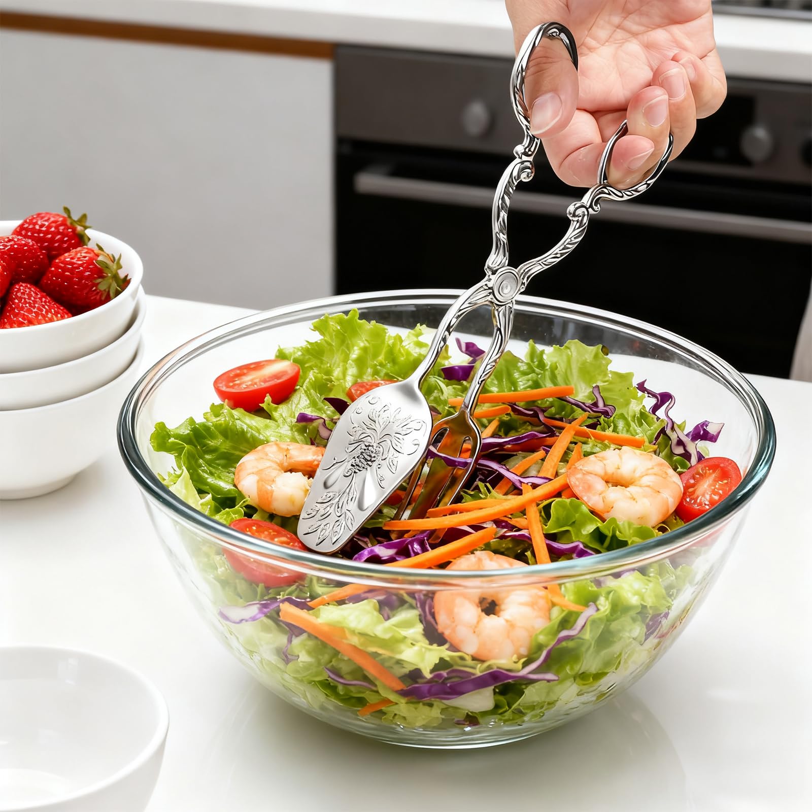 Dishwasher safe Jucoan serving tongs