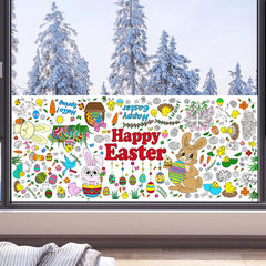 Classroom Easter activity poster for kids