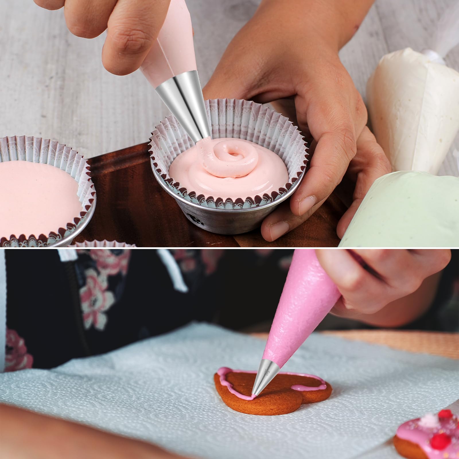 cake decorating tips multiple sizes