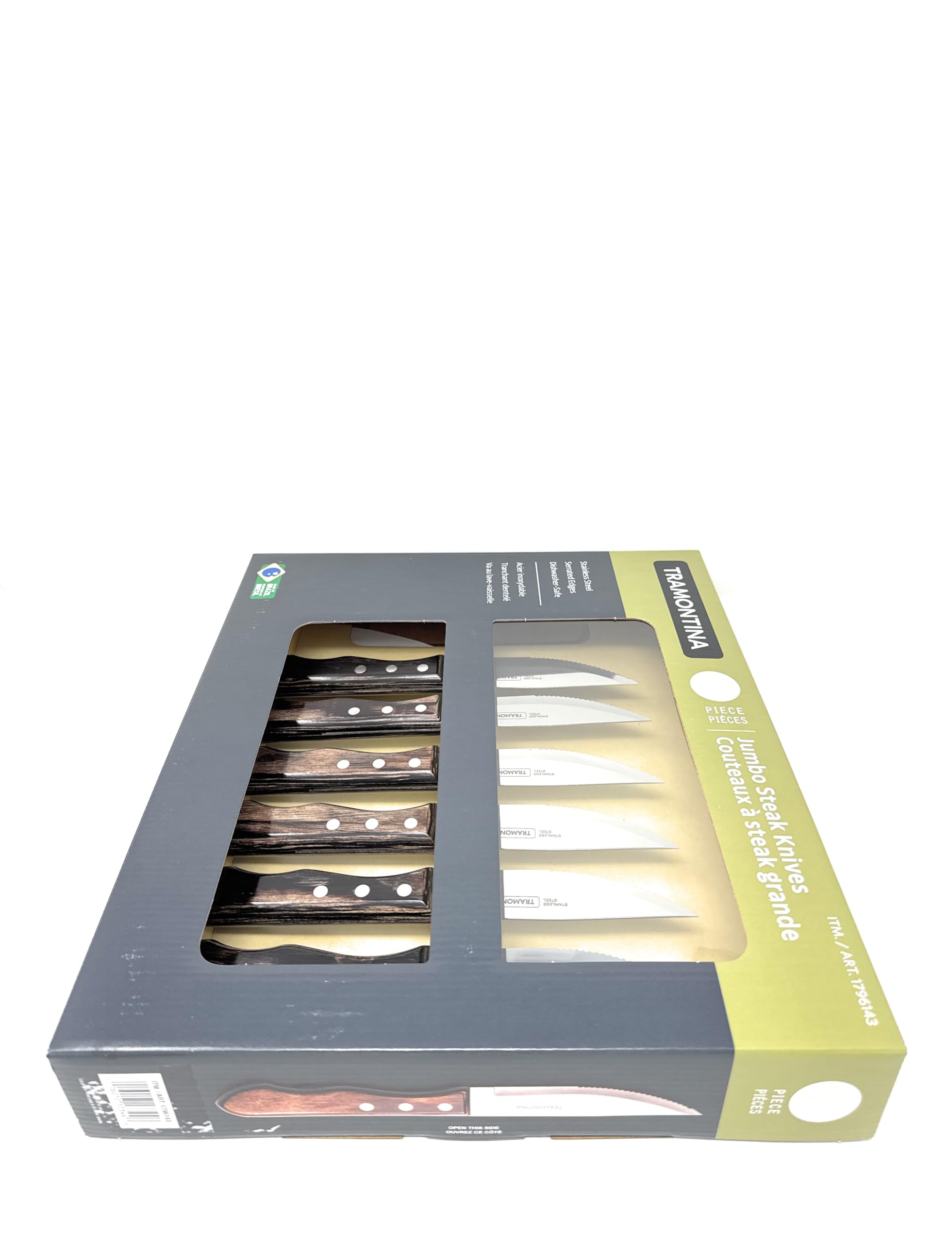 6 piece steak knives set tramontina jumbo