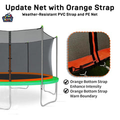 Jumptastic trampoline net 150in diameter