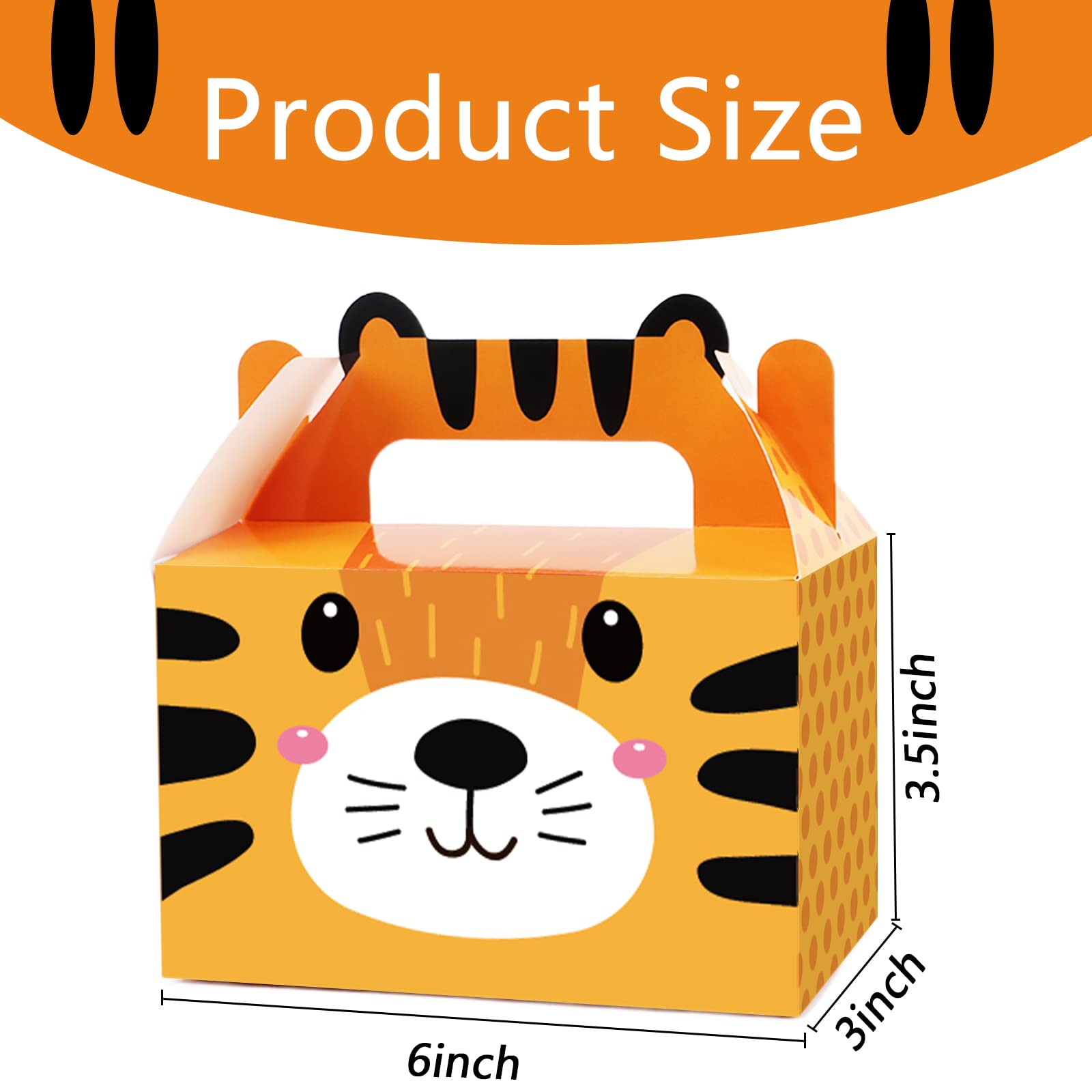 Six styles two each total twelve safari gift boxes for parties