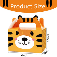 Six styles two each total twelve safari gift boxes for parties