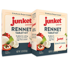 Junket Rennet Tablets 0.23 ounce pack of 2 front view