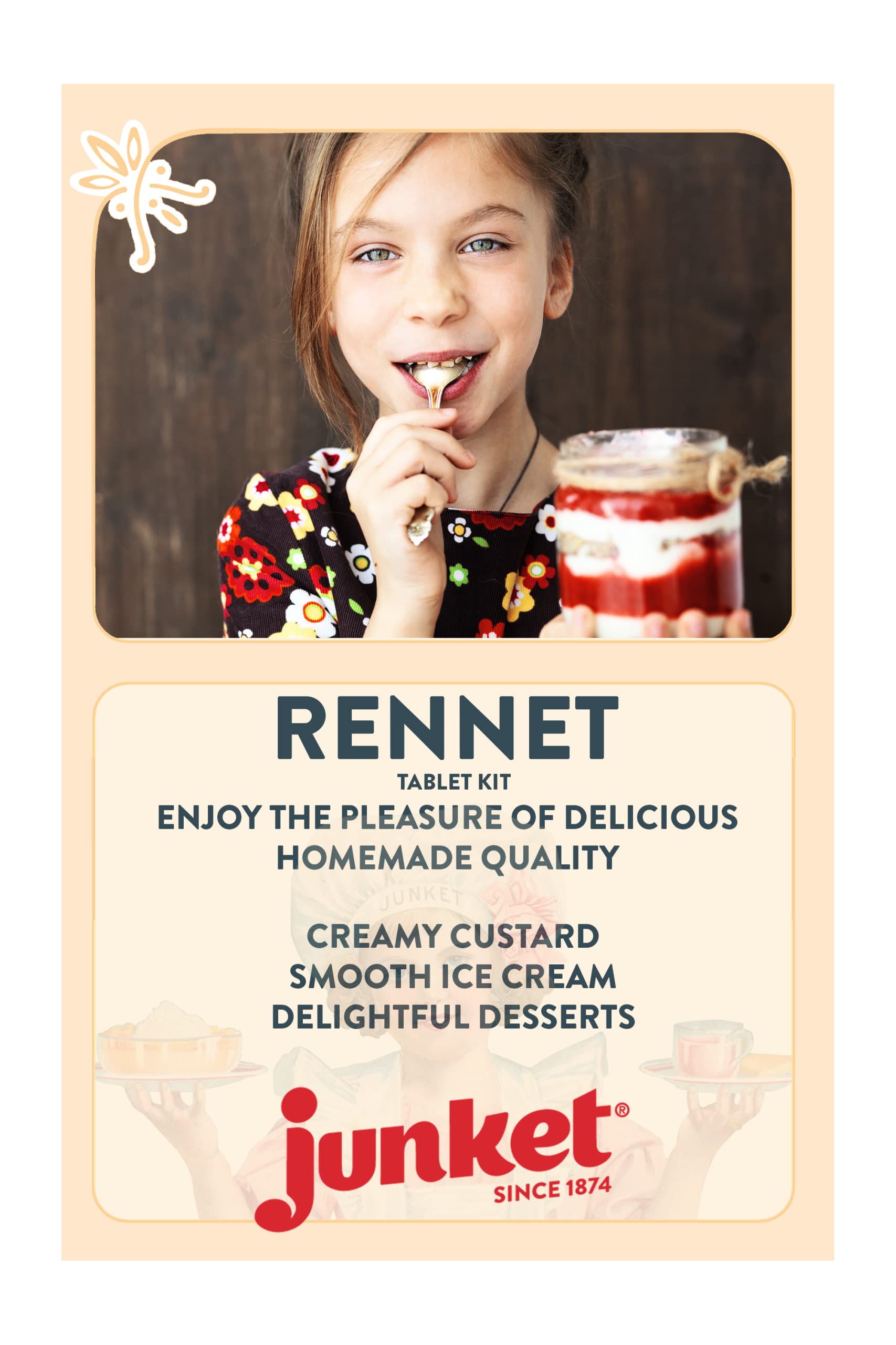 Junket Rennet Tablets 8 ct 3-pack includes 12 recipes