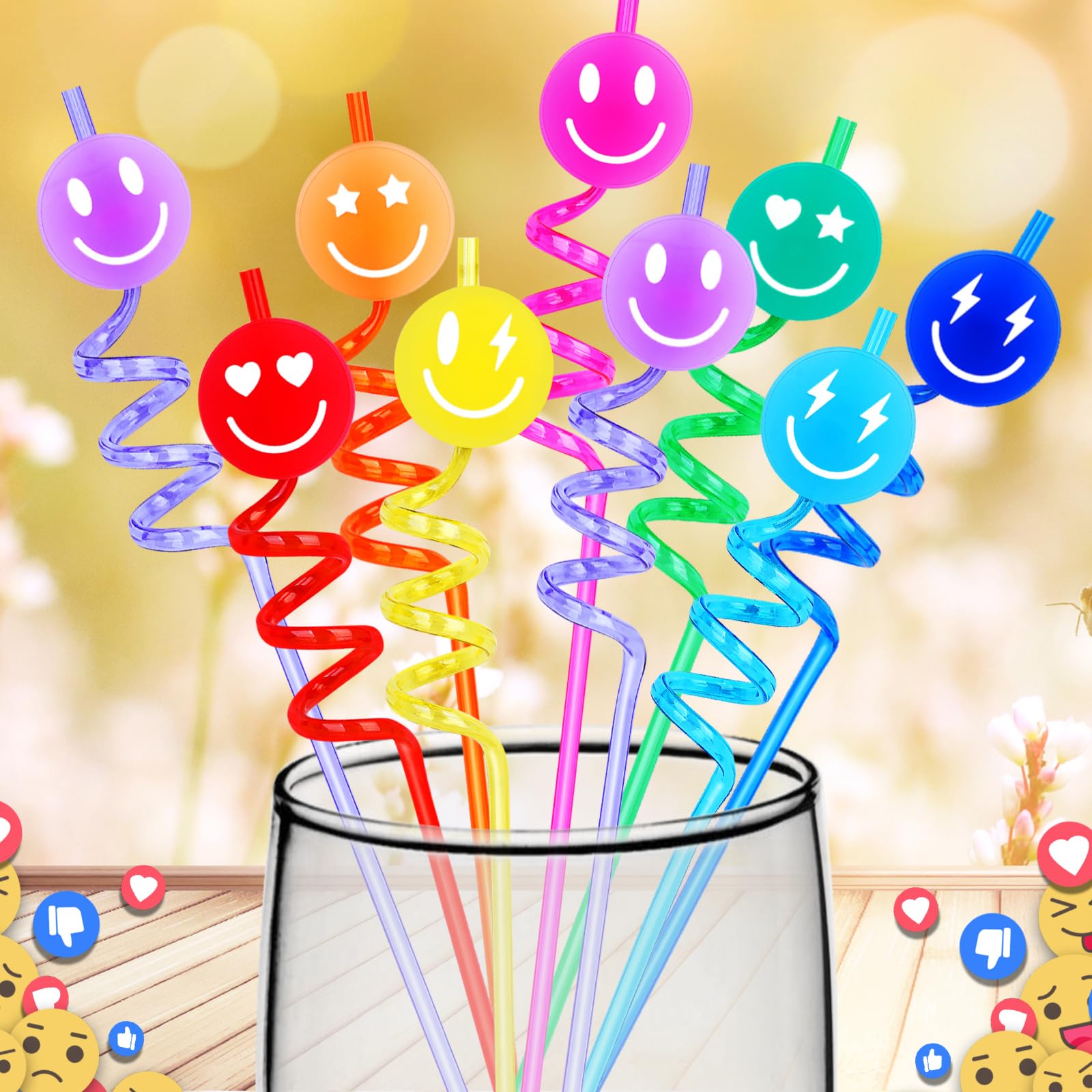 Two cleaning brushes for jelly smile straws