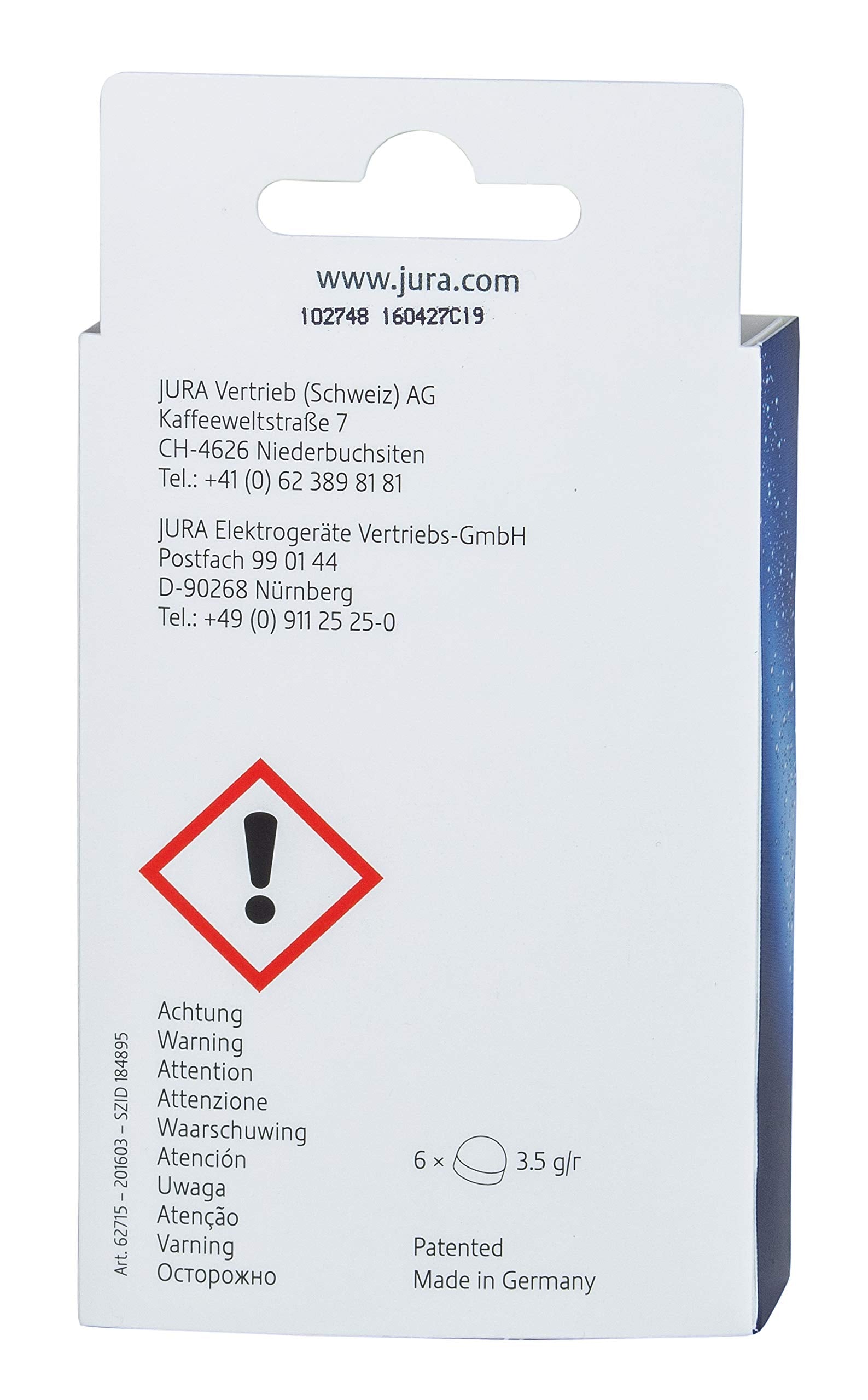 Impressa Z5 Z6 compatibility tablets Jura-Capresso