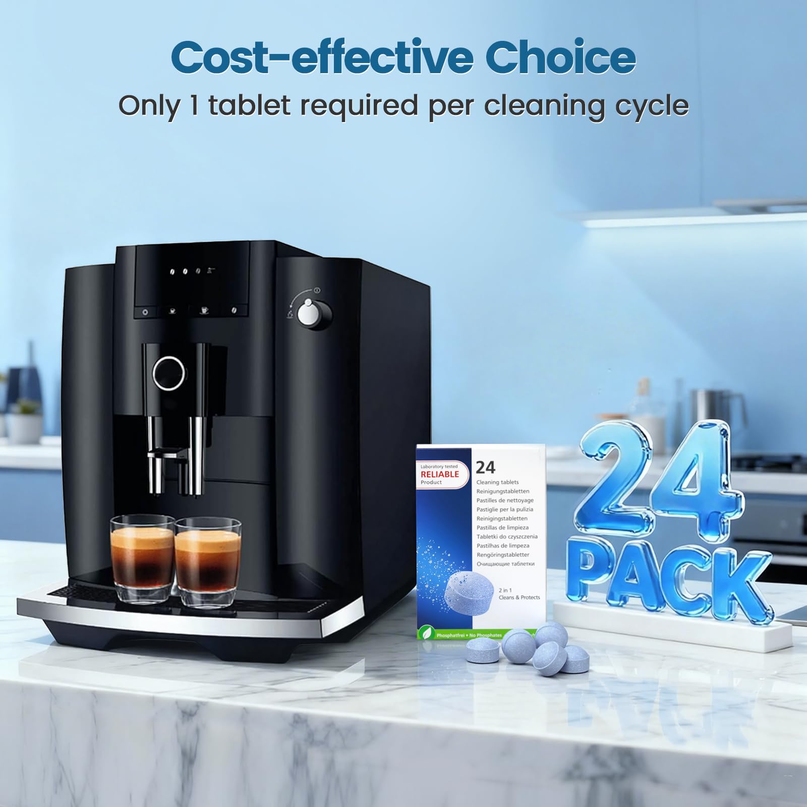 Jura compatible CPLIKE cleaning tablets