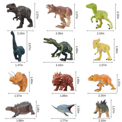 jurassic fridge magnets display on kitchen door