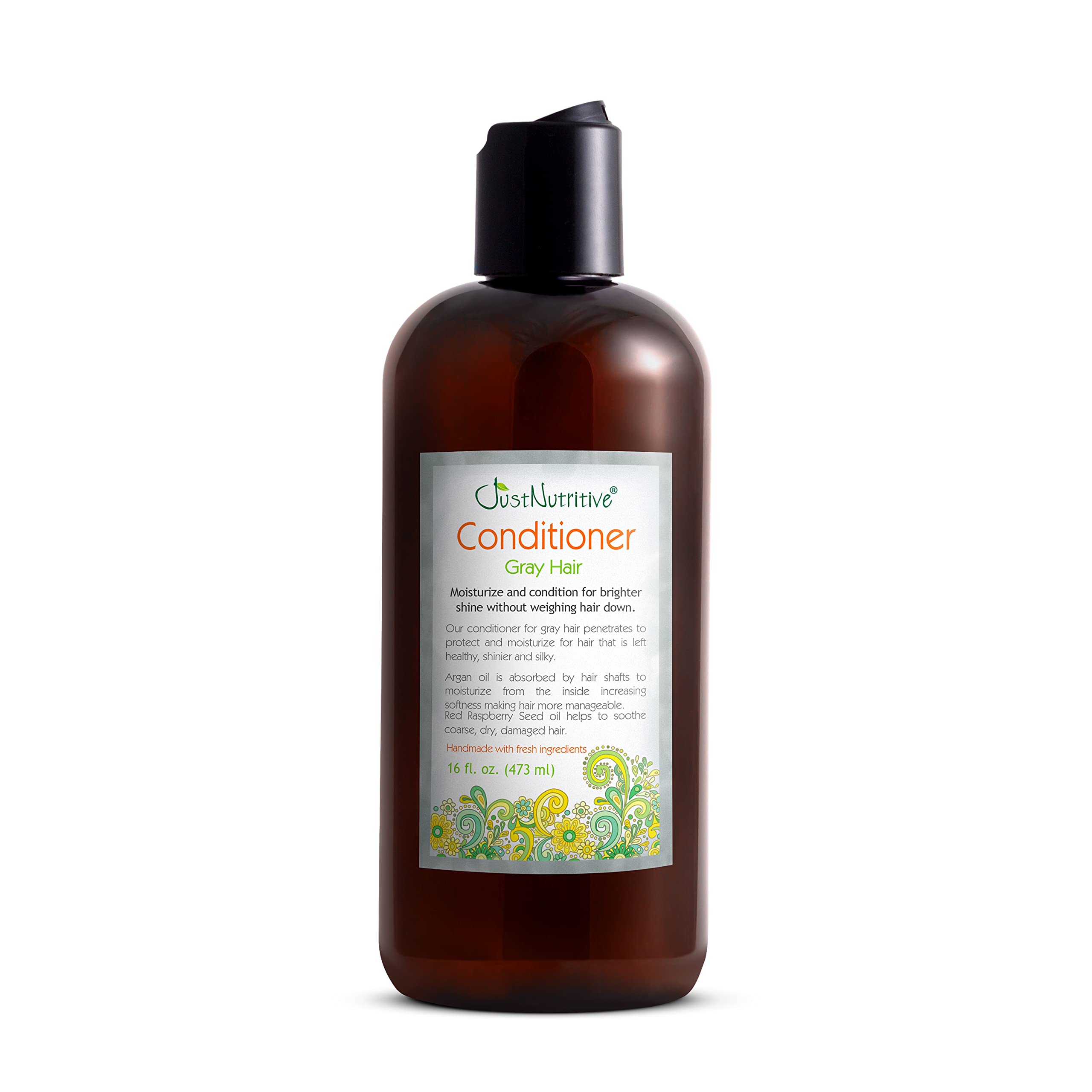 Just Nutritive Gray Hair Conditioner 16 oz bottle