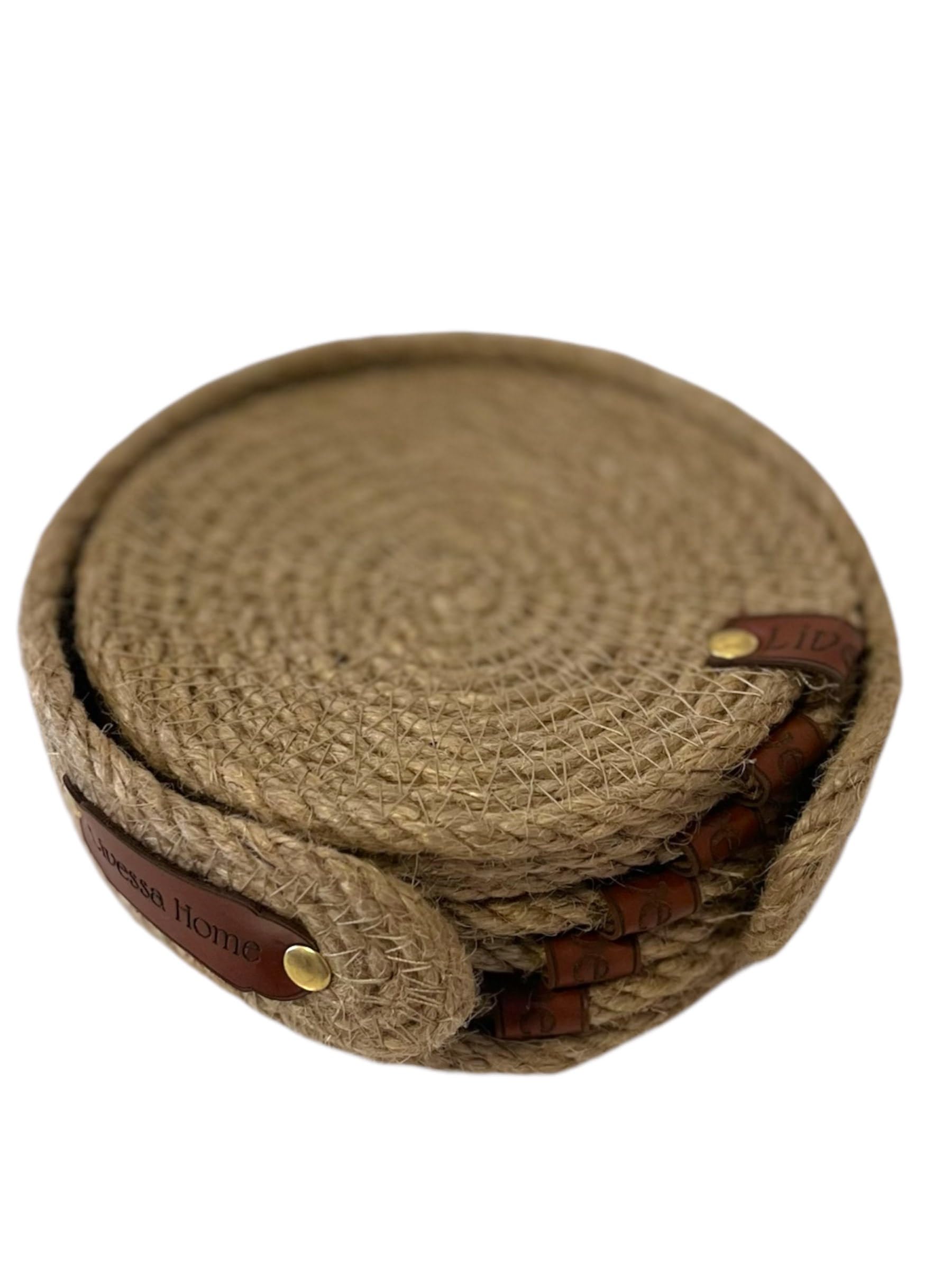 Coasters for daily use and entertaining guests with rustic style