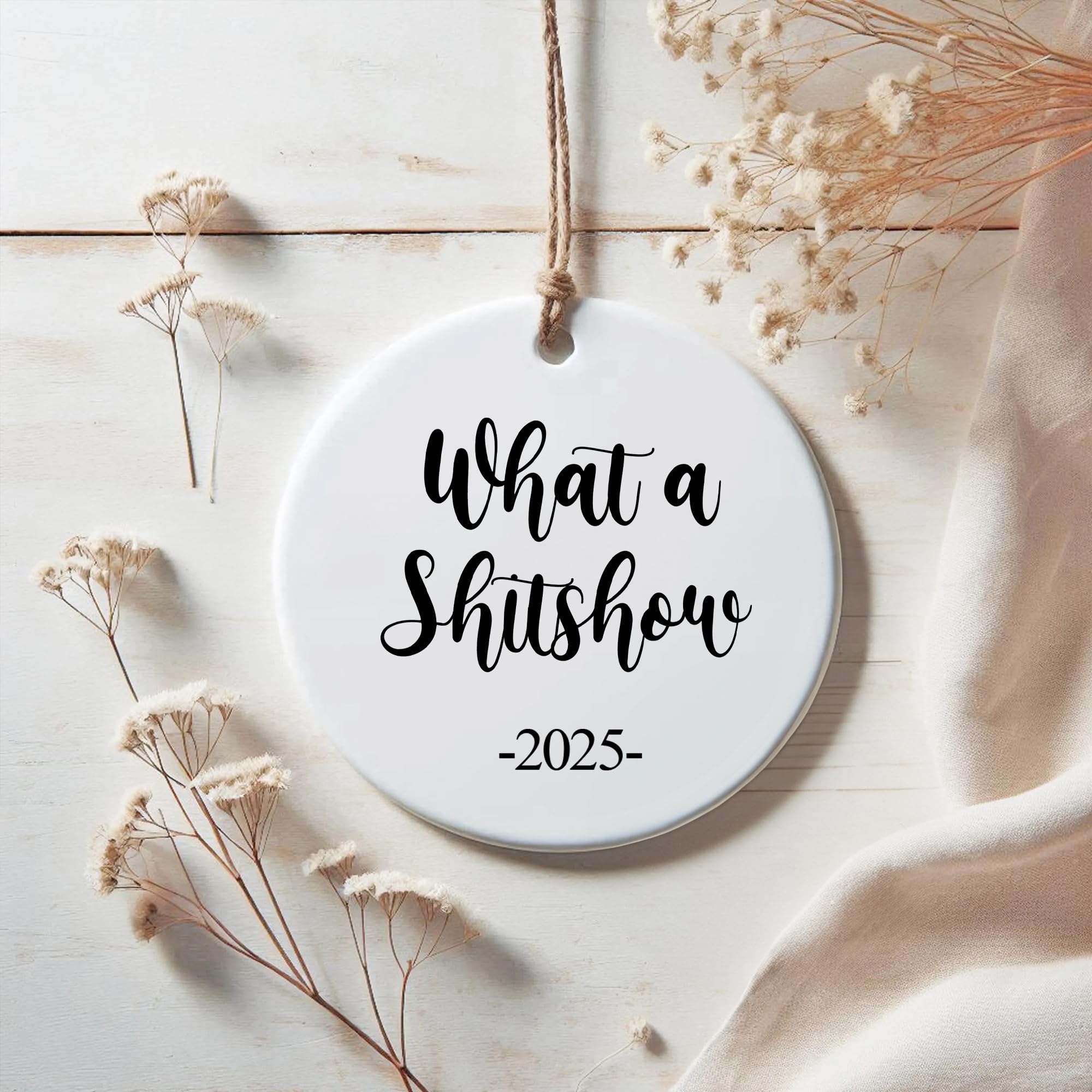 Keepsake gag gift ornament for friends coworkers
