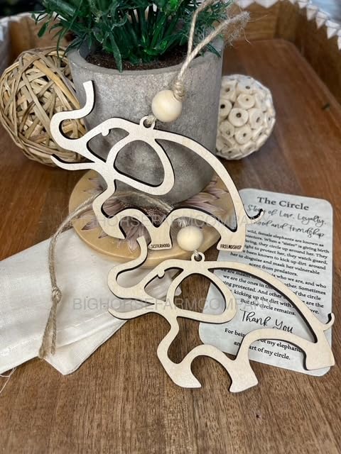 Includes jute string and bead for hanging