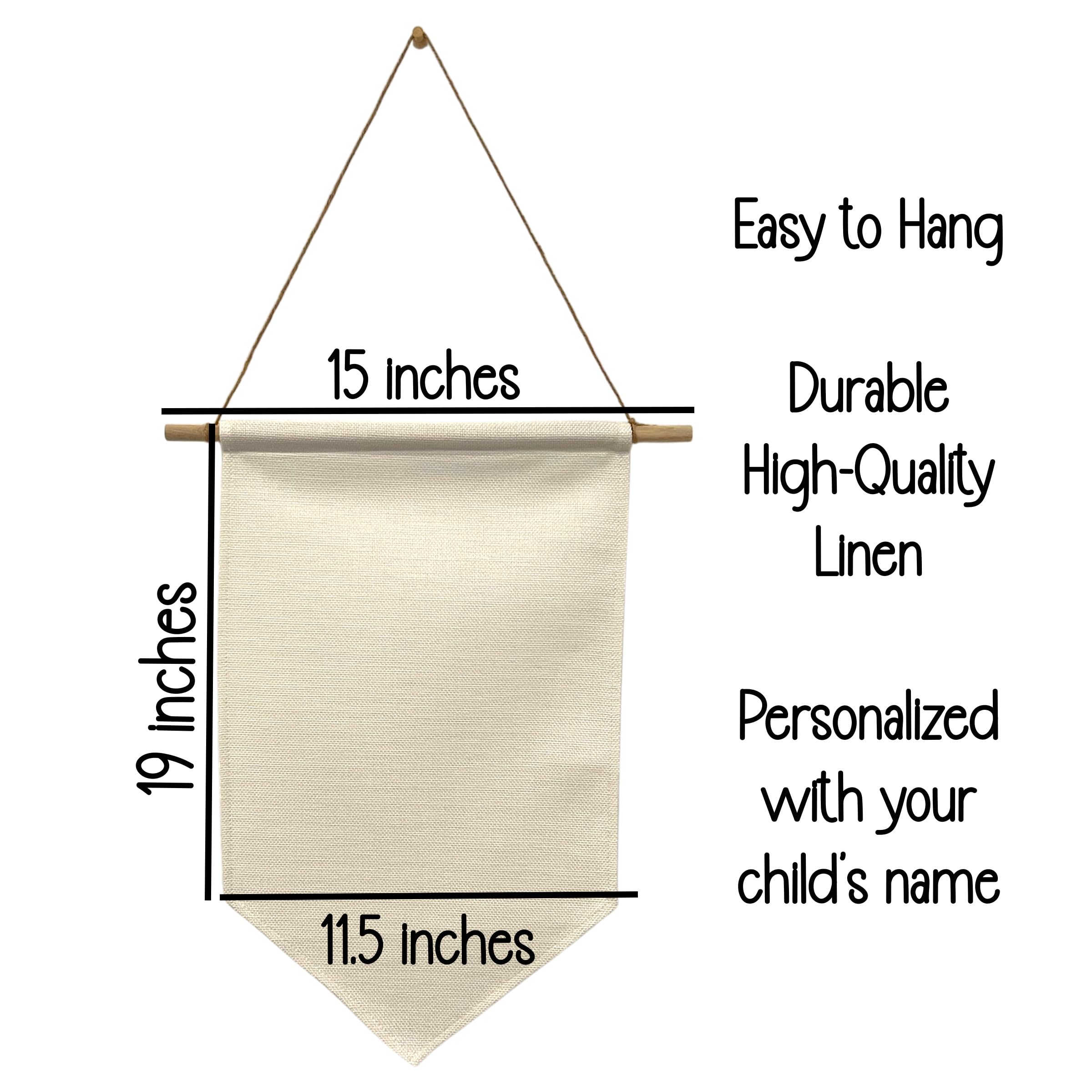 Personalized name sign for nursery decor inside use only
