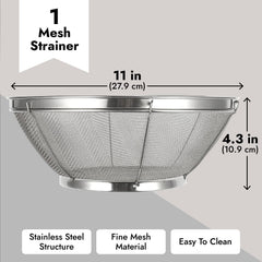 Juvale fine mesh strainer rinsing quinoa