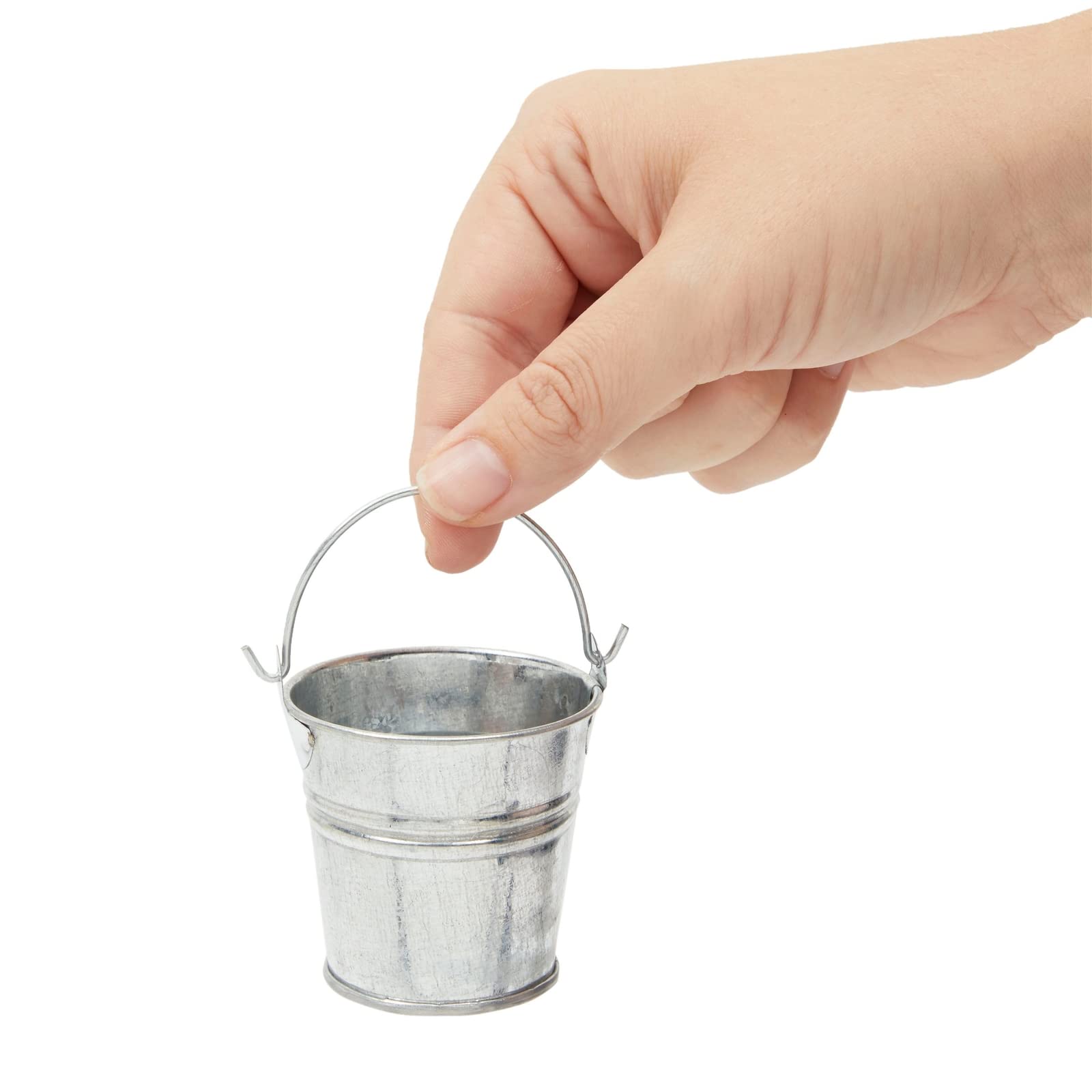 24-pack mini metal buckets for centerpieces