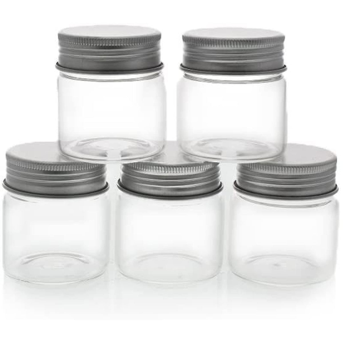 Juvale mini glass jars with lids 1.7 oz 5-pack for spices