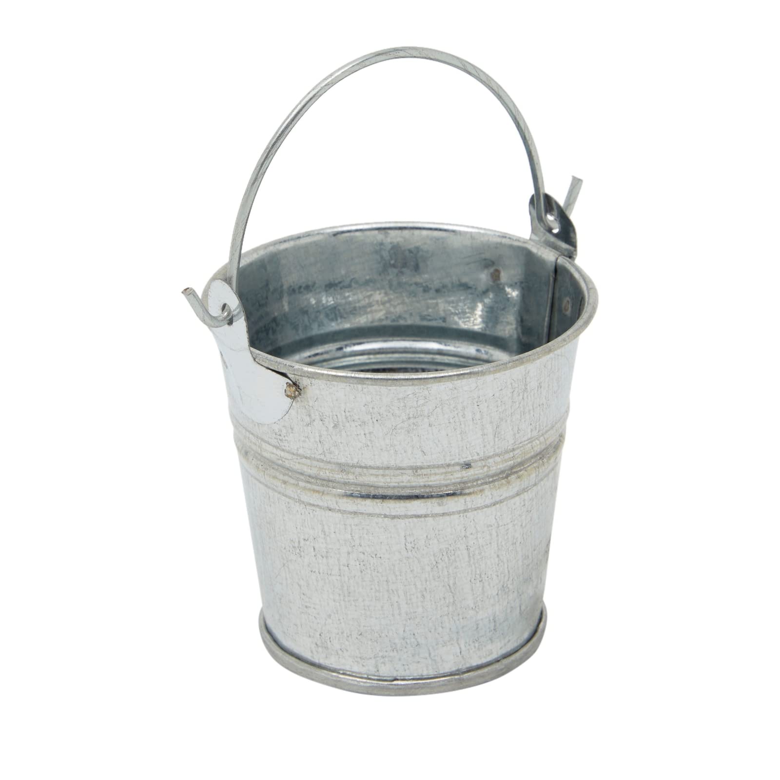 Decorative galvanized mini buckets for party decor