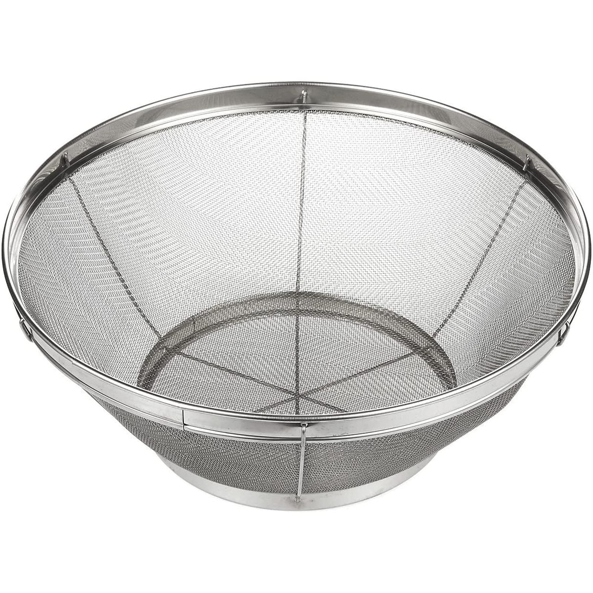 Juvale stainless steel fine mesh strainer ergonomic handle