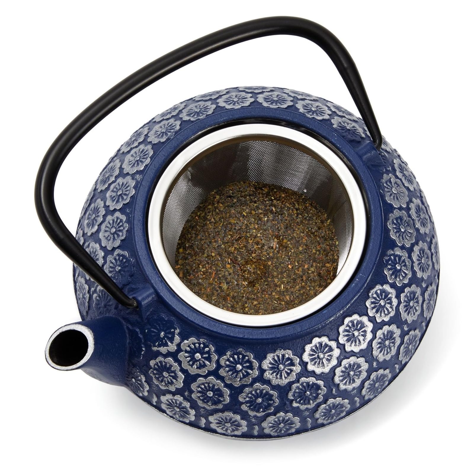 Juvale teapot with stainless steel infuser design