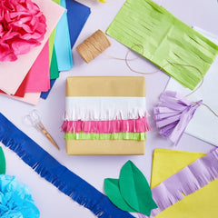 Lightweight yet durable tissue paper for gifting
