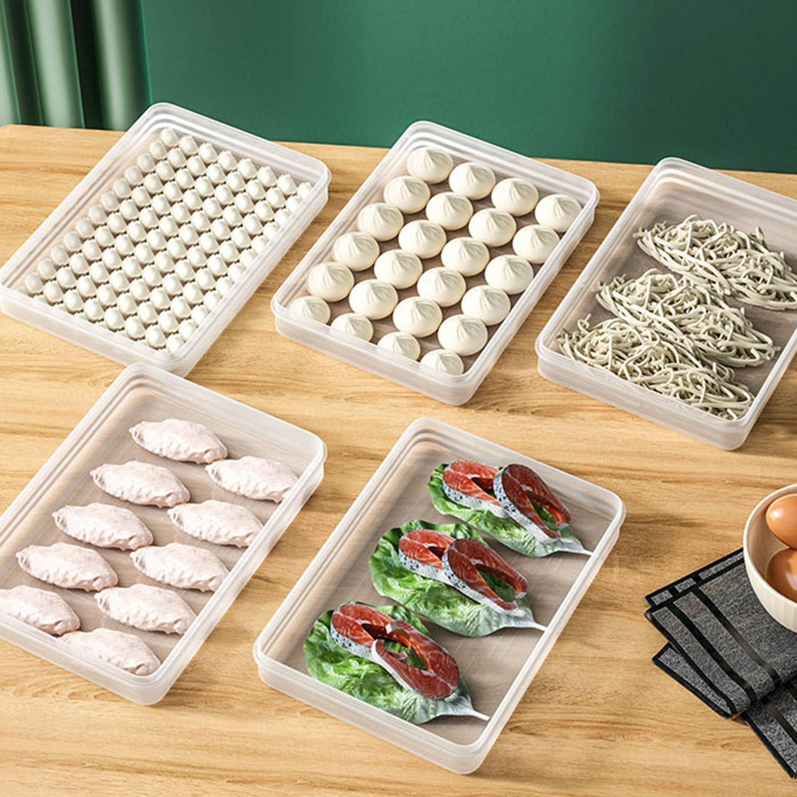 Stackable container improves freezer organization