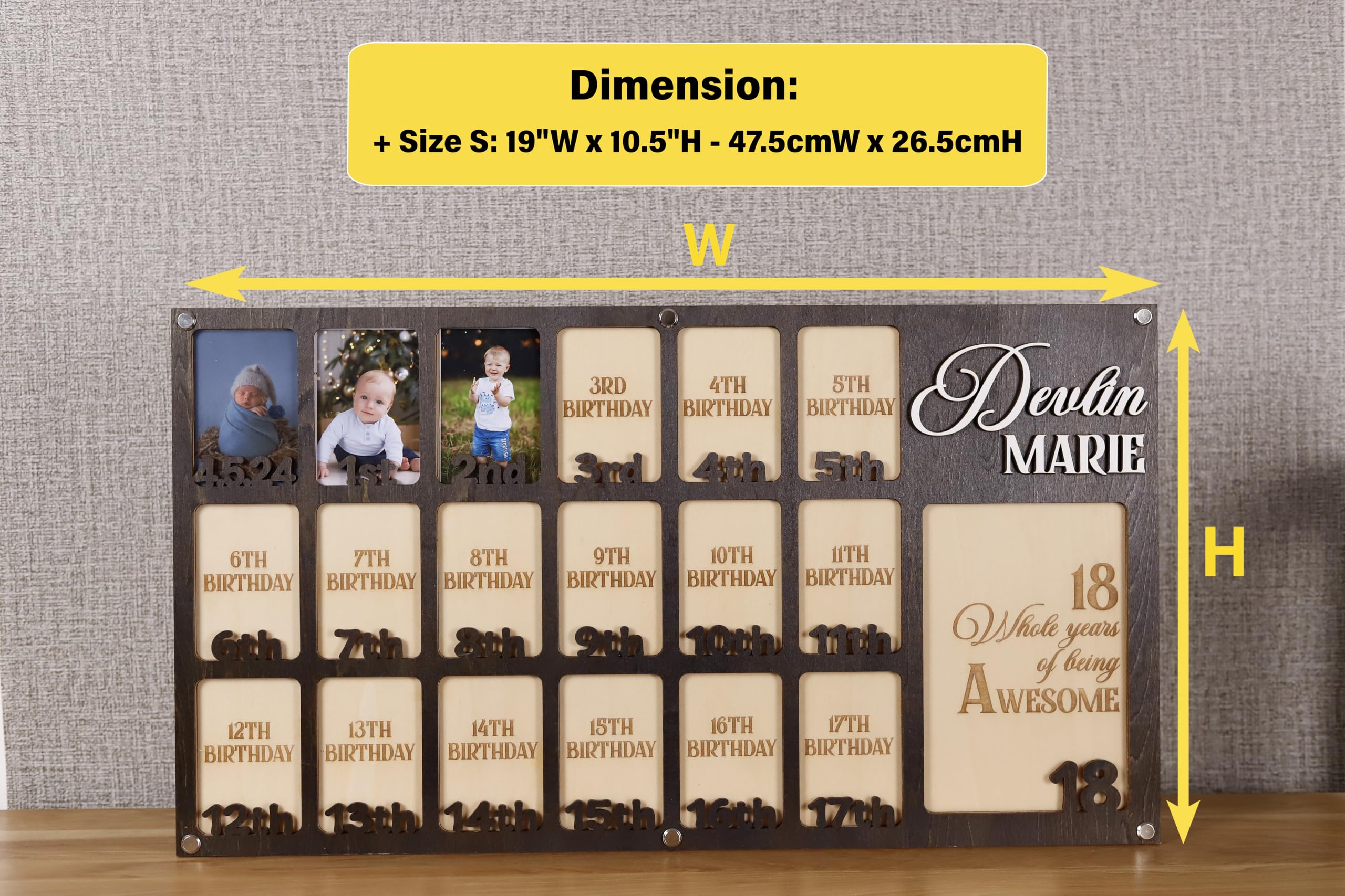 Back of frame with sawtooth hanger for wall mounting