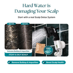 Microbubble Aqua Luxe shower head for deep cleansing