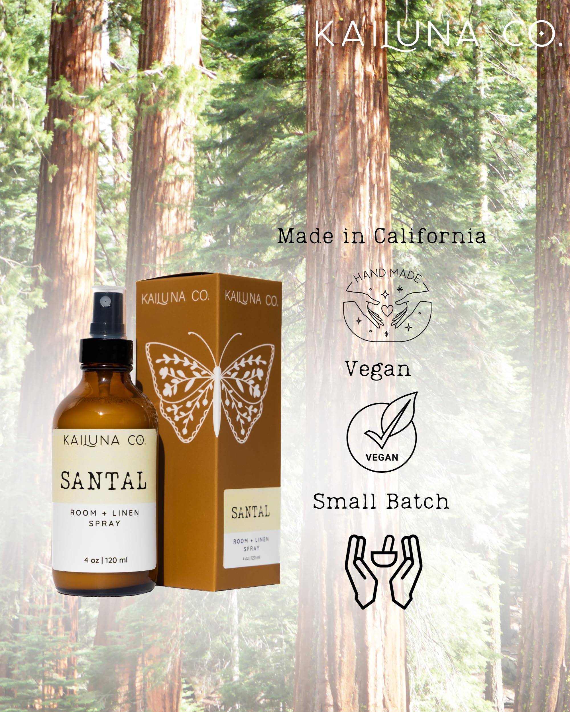 Kailuna Co handmade California room spray 120 ml