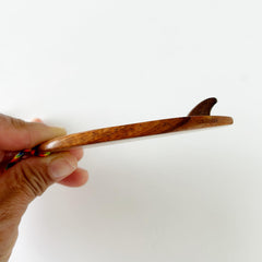 Kamani wood Maple Pheasant wood surfboard ornament