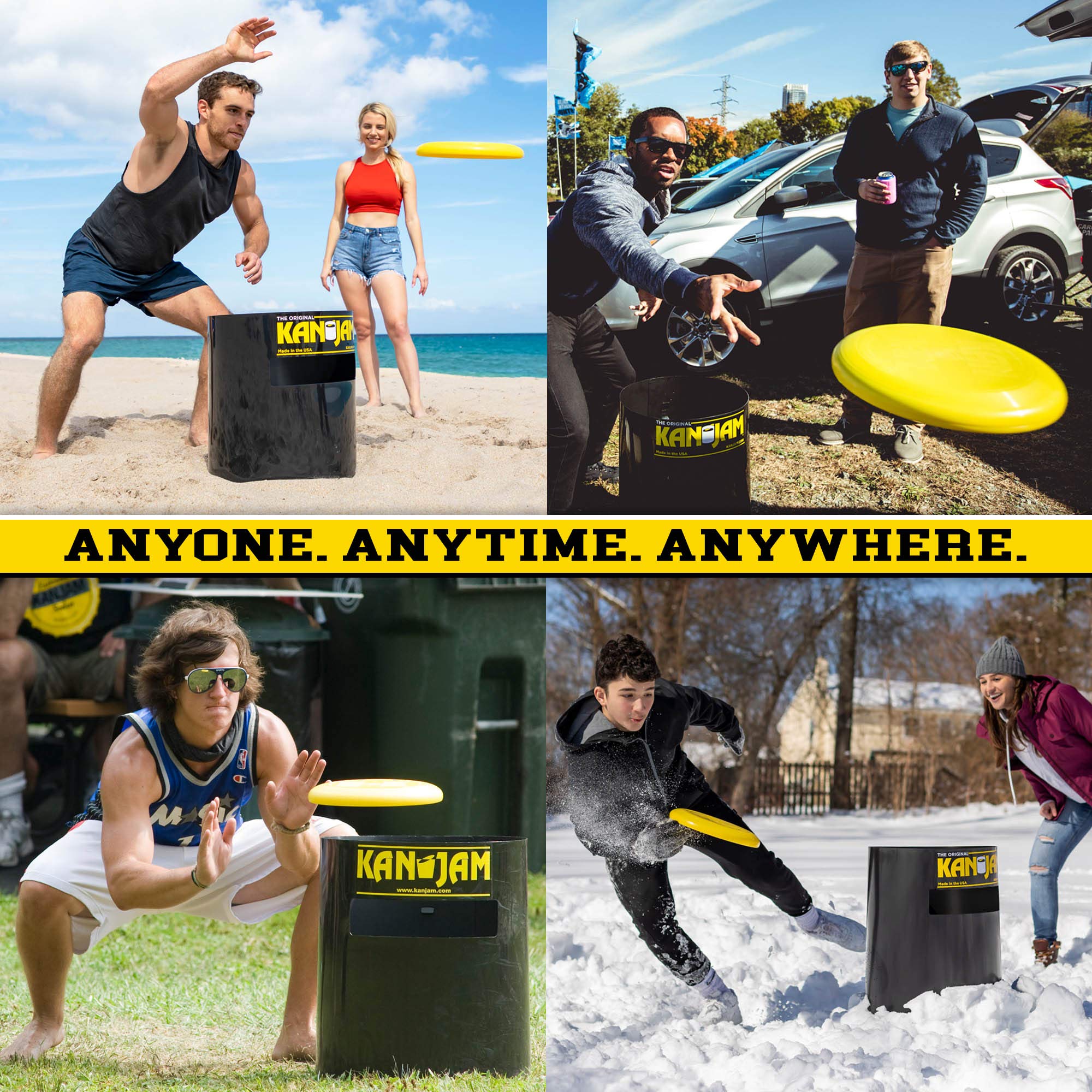 Portable outdoor Kan Jam Original Disc Toss Game