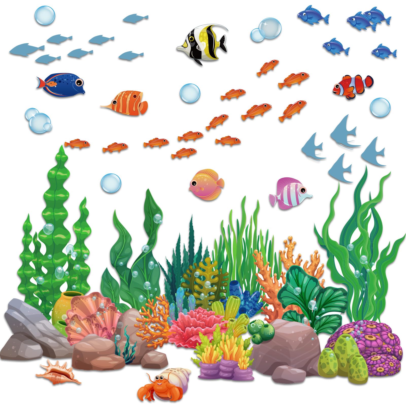 Kanayu 48 Pcs cruise door magnets set with various under the sea designs