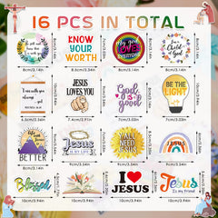 Bible verse magnets watercolor patterns for whiteboard