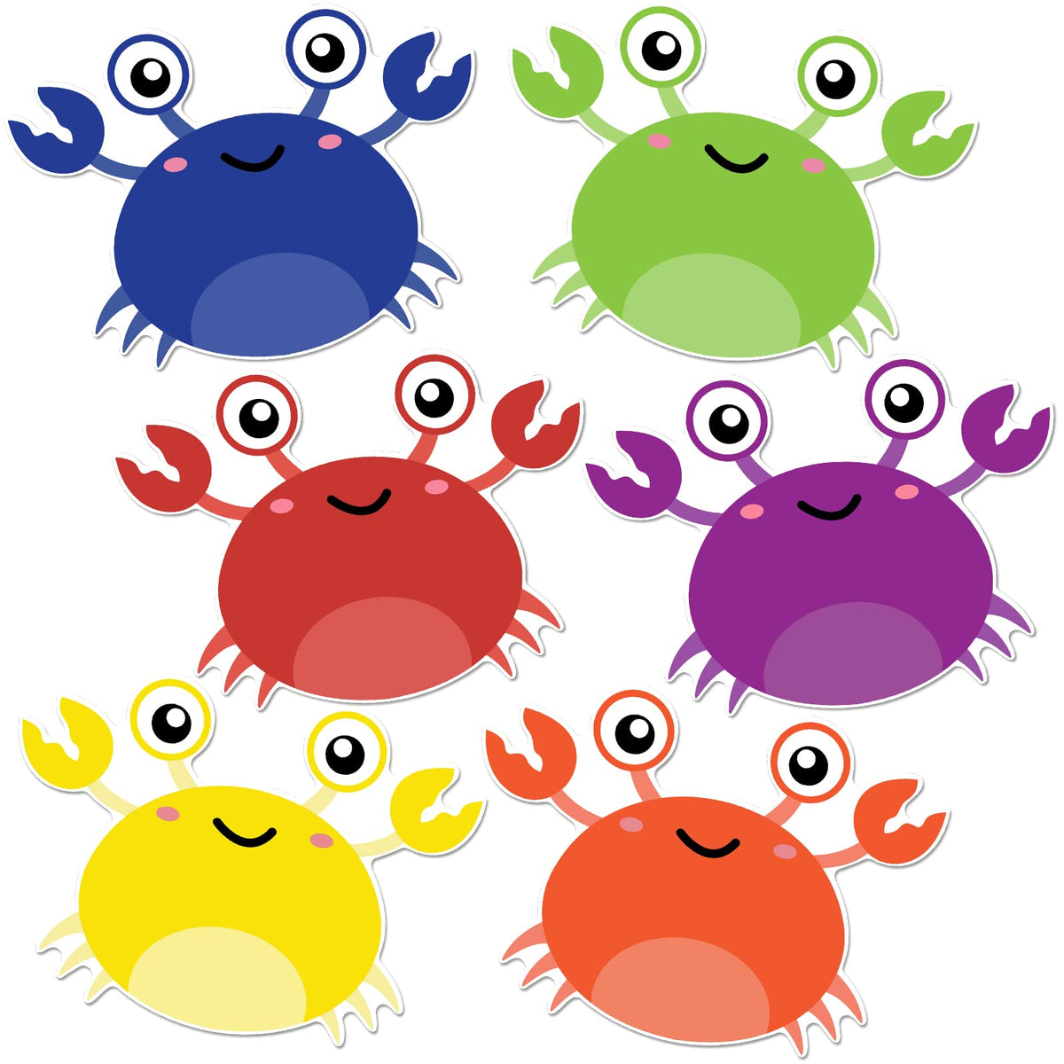 Kanayu crab cruise door magnets set of 6