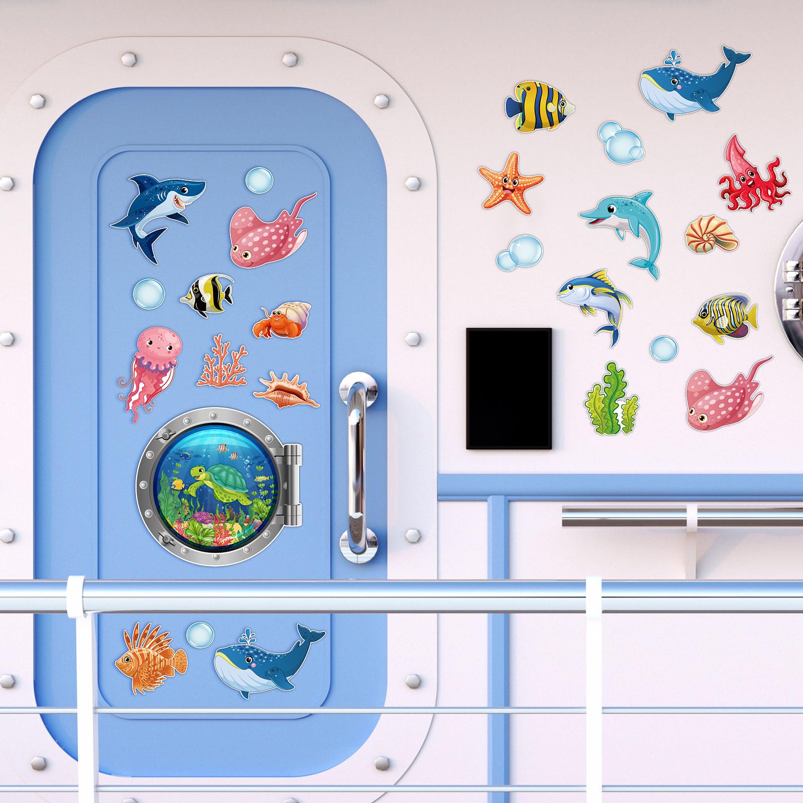 Soft magnetic material magnets safe and sturdy for cruise door decoration