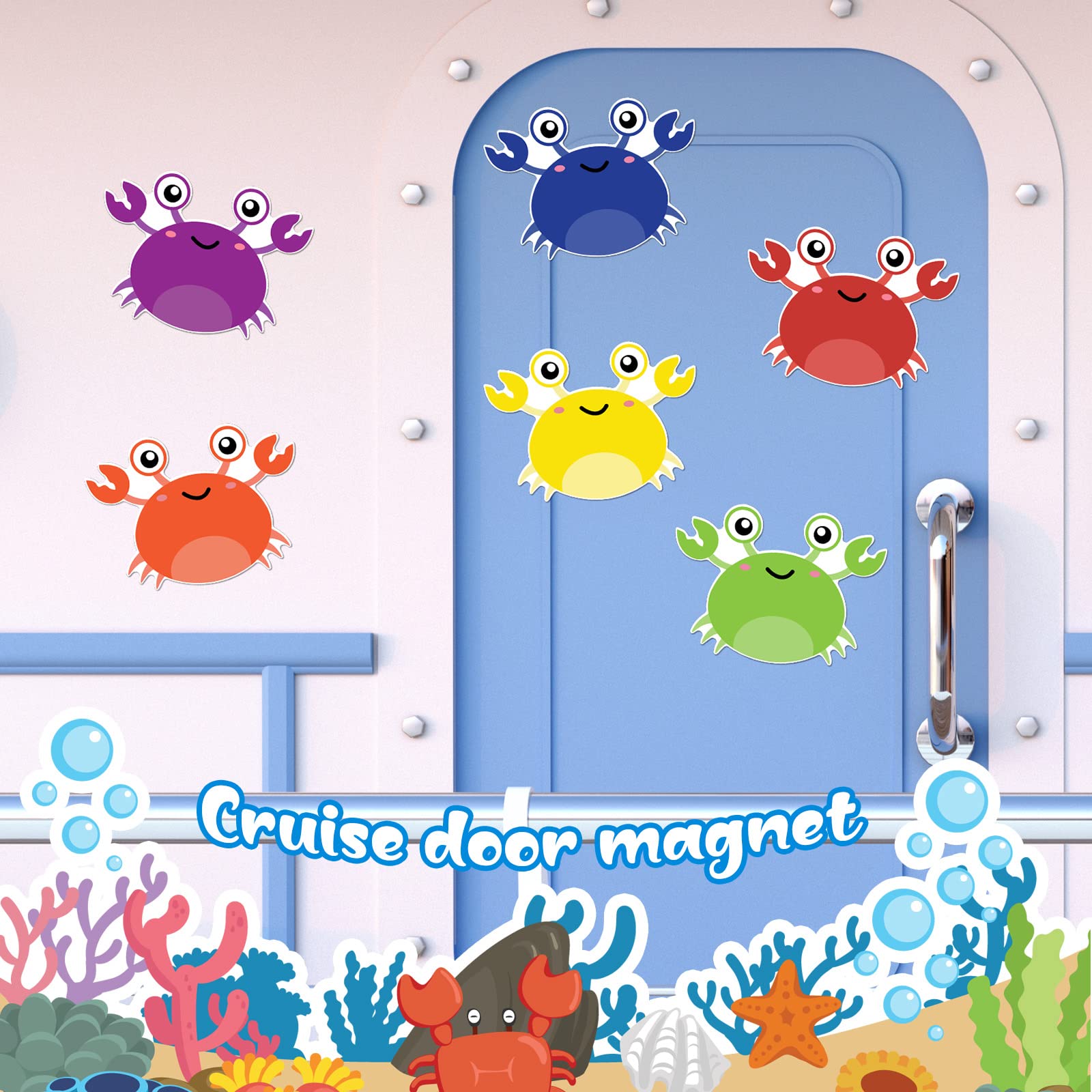 Fridge crab magnets Kanayu 6 pieces