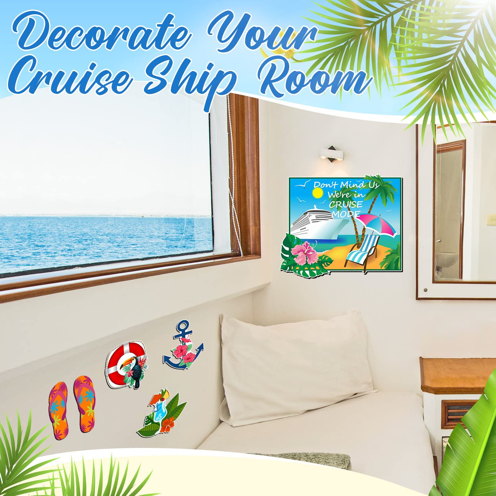 Slippers design magnet from Kanayu Hawaii themed set