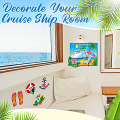 Slippers design magnet from Kanayu Hawaii themed set