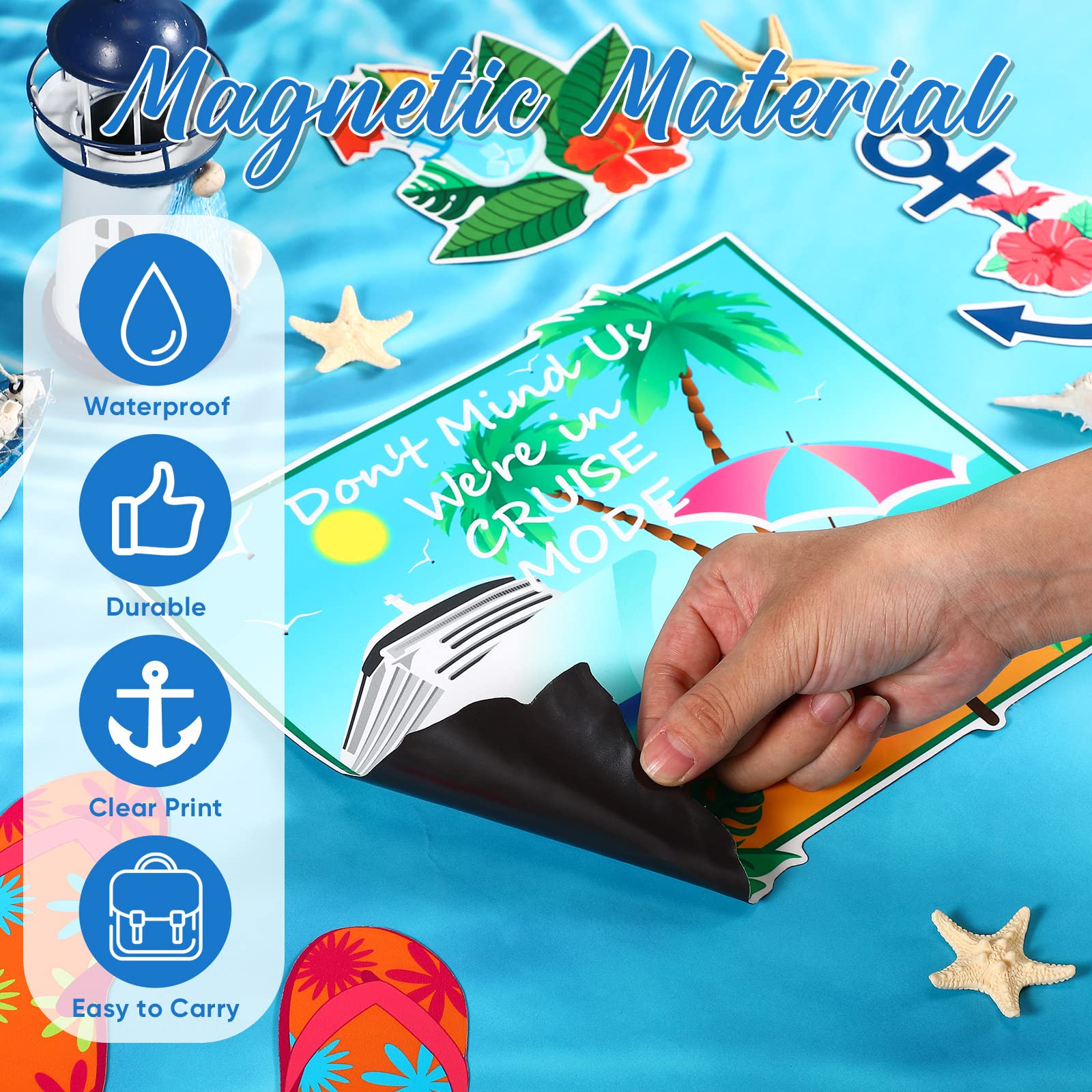 Cabin door magnets for cruise ship decor by Kanayu