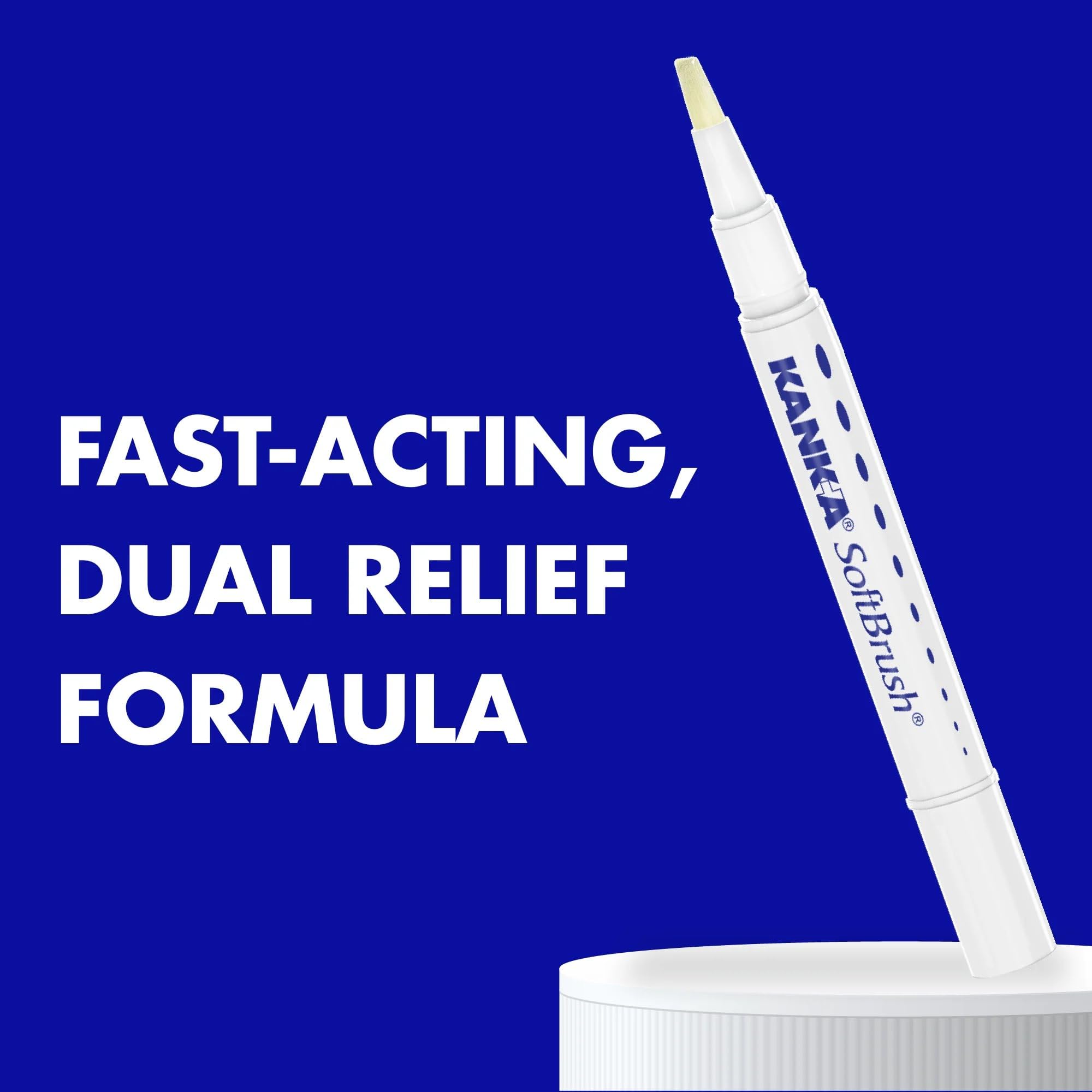 Mouth pain relief gel for toothache and gum irritation